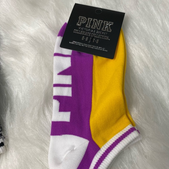 5 Pair Bundle Pink Victoria’s Secret Socks - Picture 4 of 12